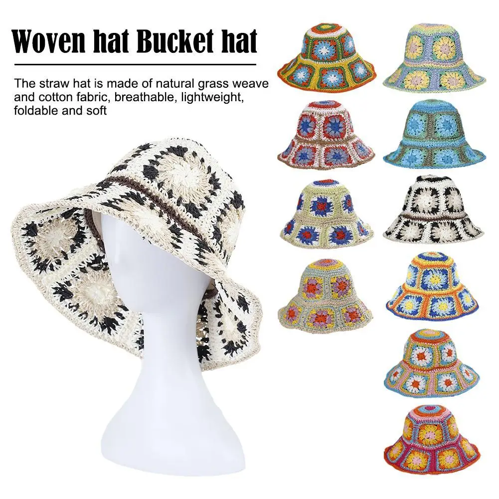 

Шляпа женская Соломенная с защитой от УФ-излучения