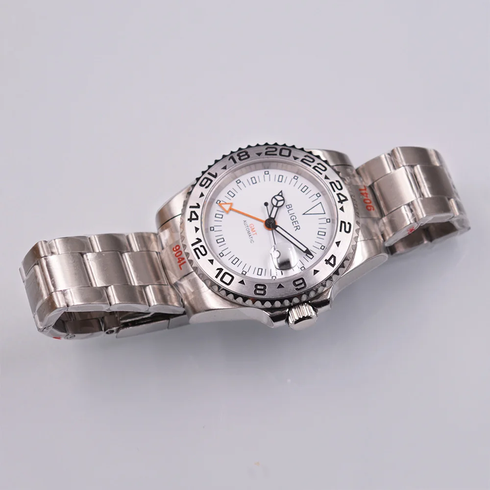 Мужские автоматические механические часы с черным циферблатом 40 мм - купить по