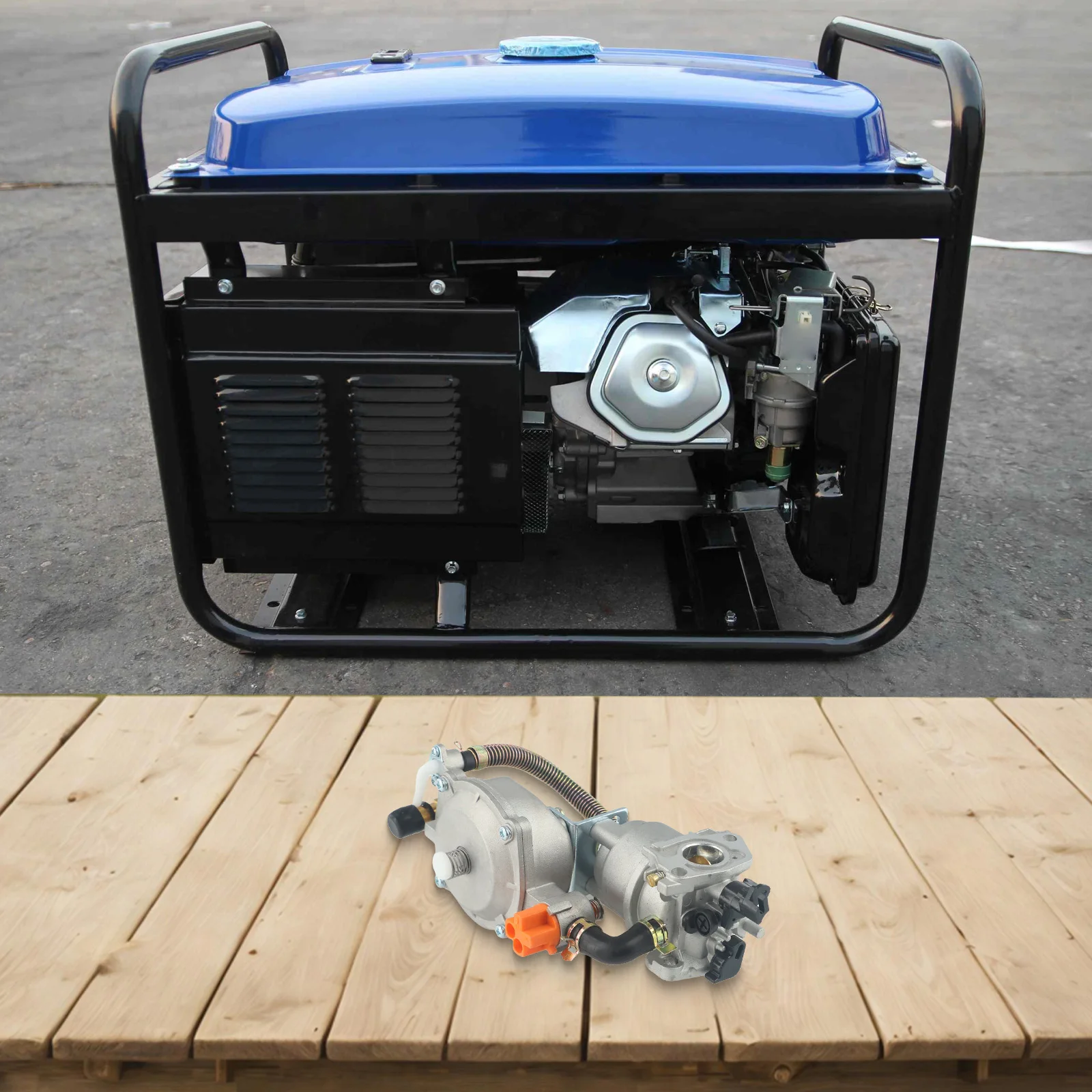 Комплект карбюратора двухтопливного бензинового генератора для 100153 100165 100296