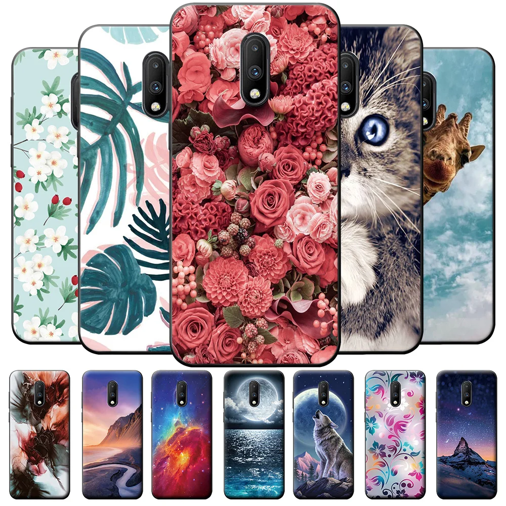 Чехол для Oneplus 7 чехол, чехол для Oneplus 7t, противоударный матовый защитный чехол для Oneplus 7, силиконовый мягкий задний бампер для Oneplus 7t