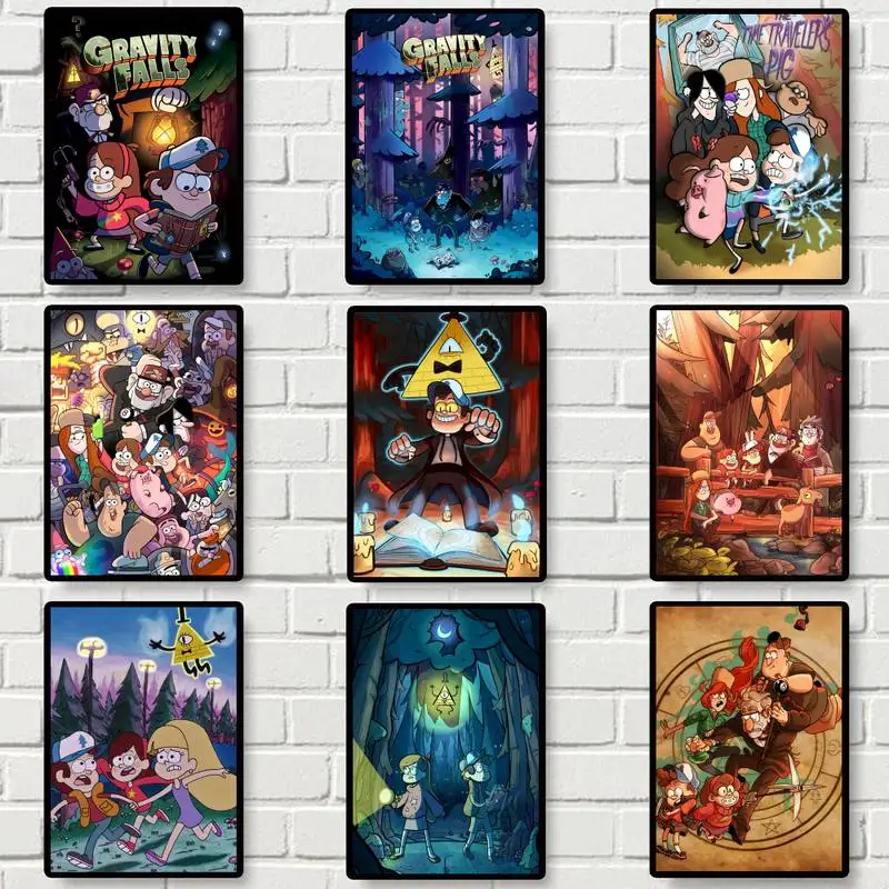 

G-Gravitys Cartoon Falls POSTER Poster Prints Wall Pictures Living Room Home Decoration Small