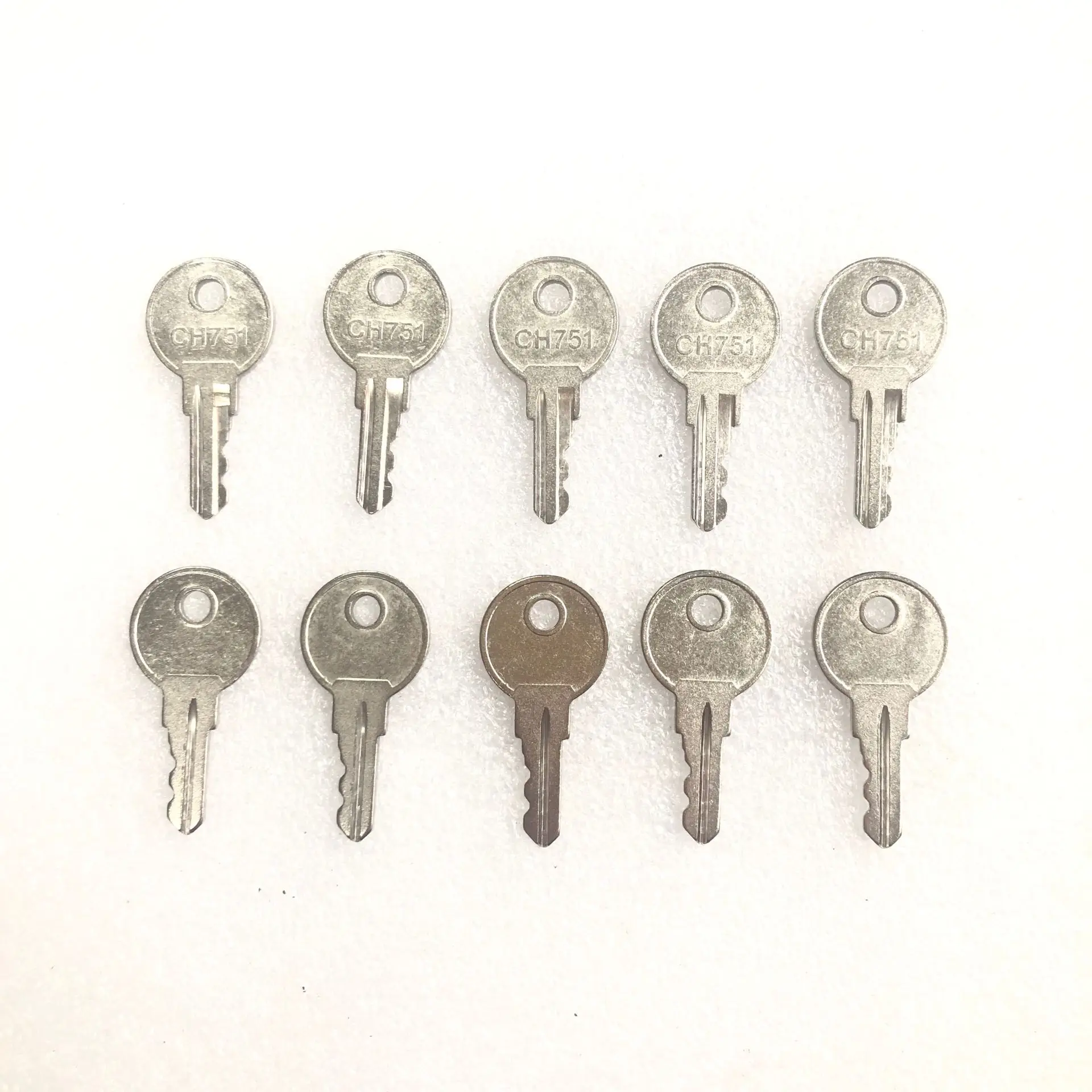 

10PCS CH751 Key for RV Campers Cabinets Push Lock