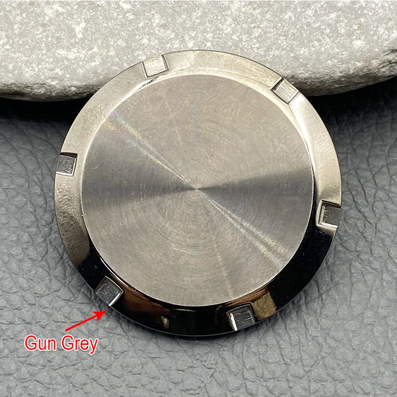 Фото Gun Grey NH35 Caseback Mod Прозрачное стекло Сапфировая задняя крышка Подходит для SKX007 Черепаха Тунец Самурай NH35 Механизм Корпуса часов на заказ №1