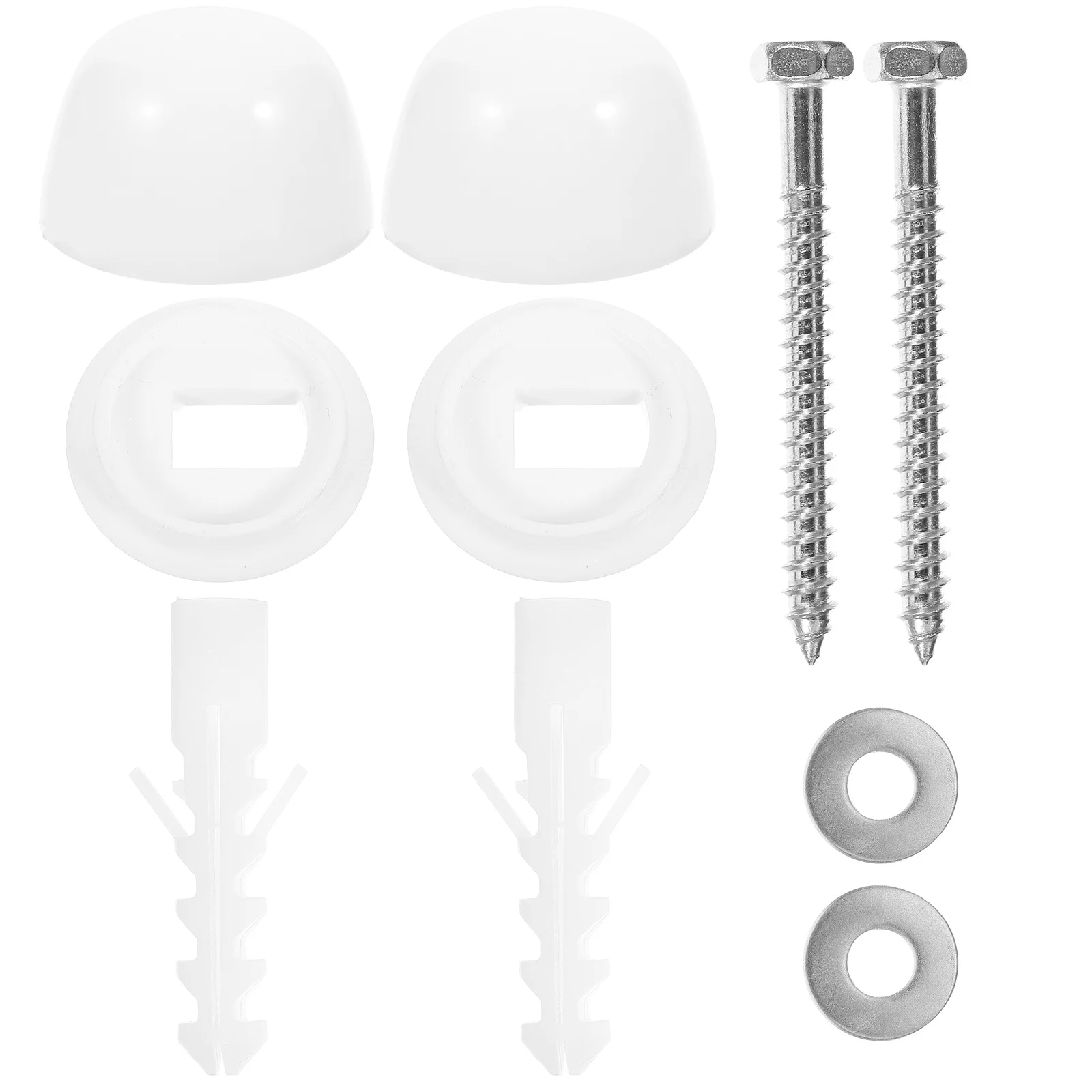 

Stainless Steel Bolts Screw Seat Replacement Parts Toilet Tank Washers Fixing Decorative Cover Fittings Seal Ring