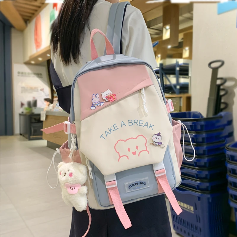 

Женский дорожный рюкзак JOYPESSIE, милый школьный ранец для девочек-подростков, сумка для ноутбука