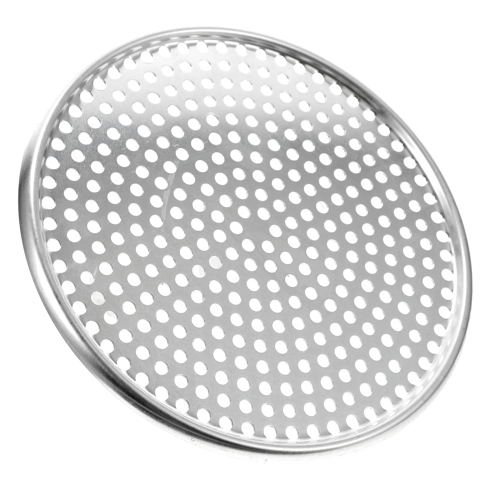 

Pizza Pan Baking Tray Pans Oven Plate Inch Stick Non Round Screen Sheet Bakeware Dish Bread Roasting Steel Holes Deep Net Pie