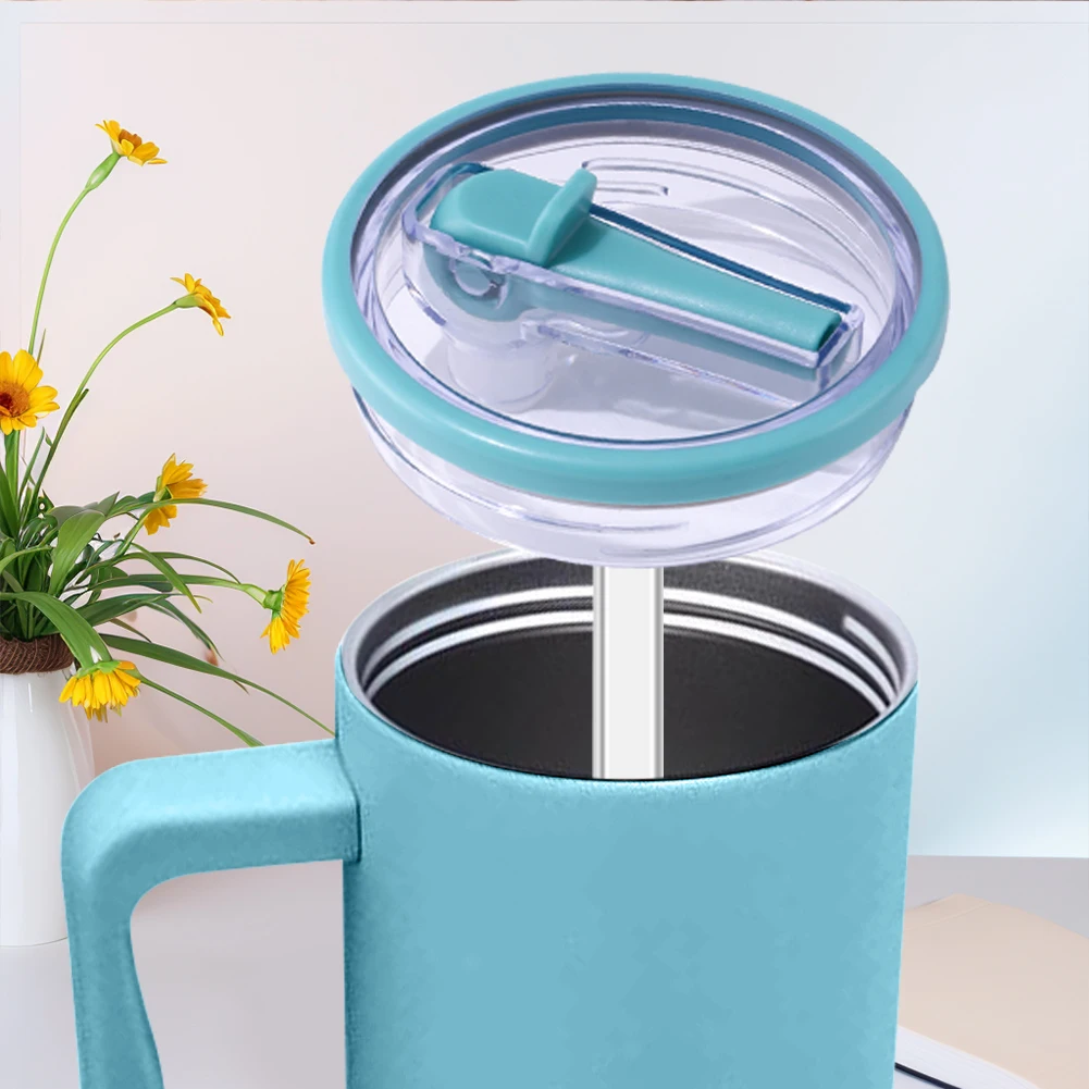 Сменная откидная соломенная крышка для стакана на 40 унций подходит Quencher защита