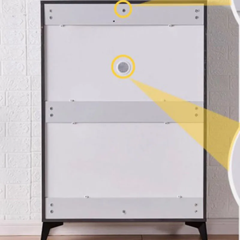 Современная стойка для обуви с выдвижными ящиками сборная вертикальная