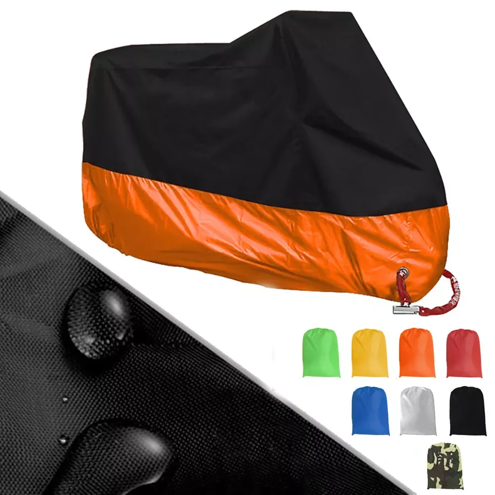 

NEW2023 Motorcycle Covers Waterproof UV Protector Raincoat Moto Scooter For TRIUMRH Buell Aprilia sr 50 rs 125 Benelli trk 502 M