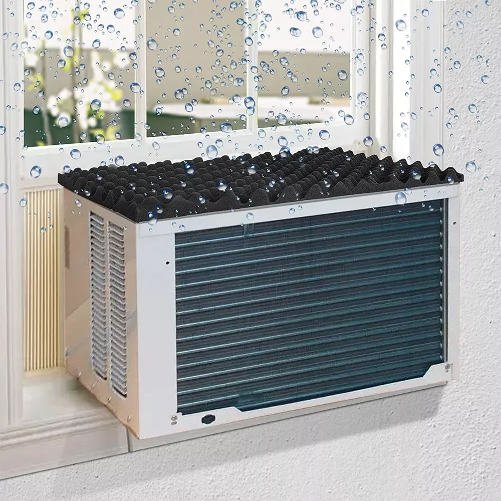 

NEW2023 Air Conditioner Drip Cushion, Window Removable Cushion,Air Conditioner Top Pad for Stop Dropping Noise of Water