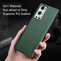 luxury cross case for oneplus 9 pro 8 8t 7 6 pu anti knock phone protective cover coque for one plus 9pro 9r nord n10 n100