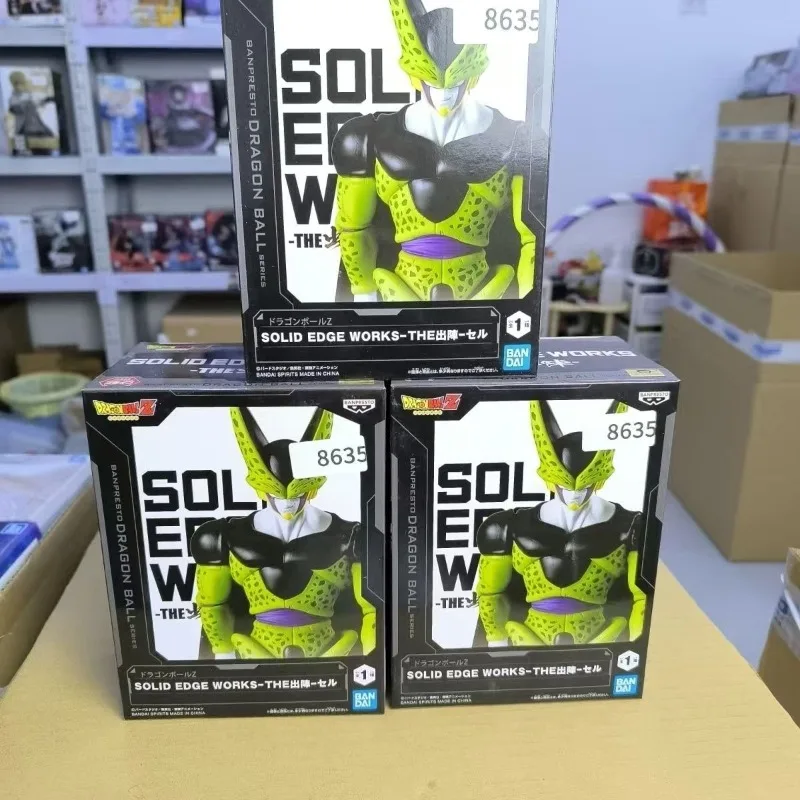 Оригинальная фигурка BANDAI Dragon Ball Z Solid Edge Works The Departure 17 Perfect Cell, аниме-фигурка, модель, игрушка, украшение, подарок, 20 см (art.: 3920d9ebd8a1d) - 3920d9ebd8a1d