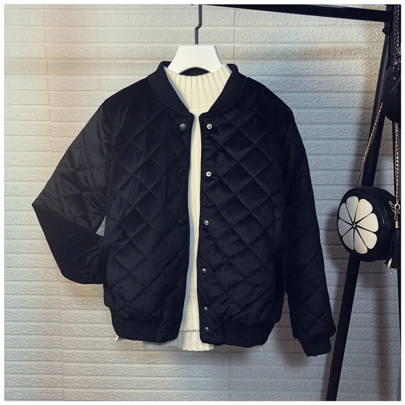 Women's Autumn Winter Coat Parka Warmth Short Padded Jacket Baseball Uniform Wholesale Harajuku Top Jacket Korean Fashion New