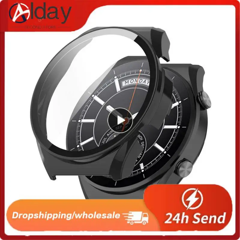 

Intelligent Accessories Pc Shell Dust-proof And Drop-proof Perfect Fit Screen Glass Cover For Watch S1 Watch Case Pc