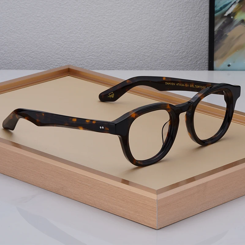 Высококачественные ацетатные оправы для очков Джонни Депп Давен мужчин и женщин