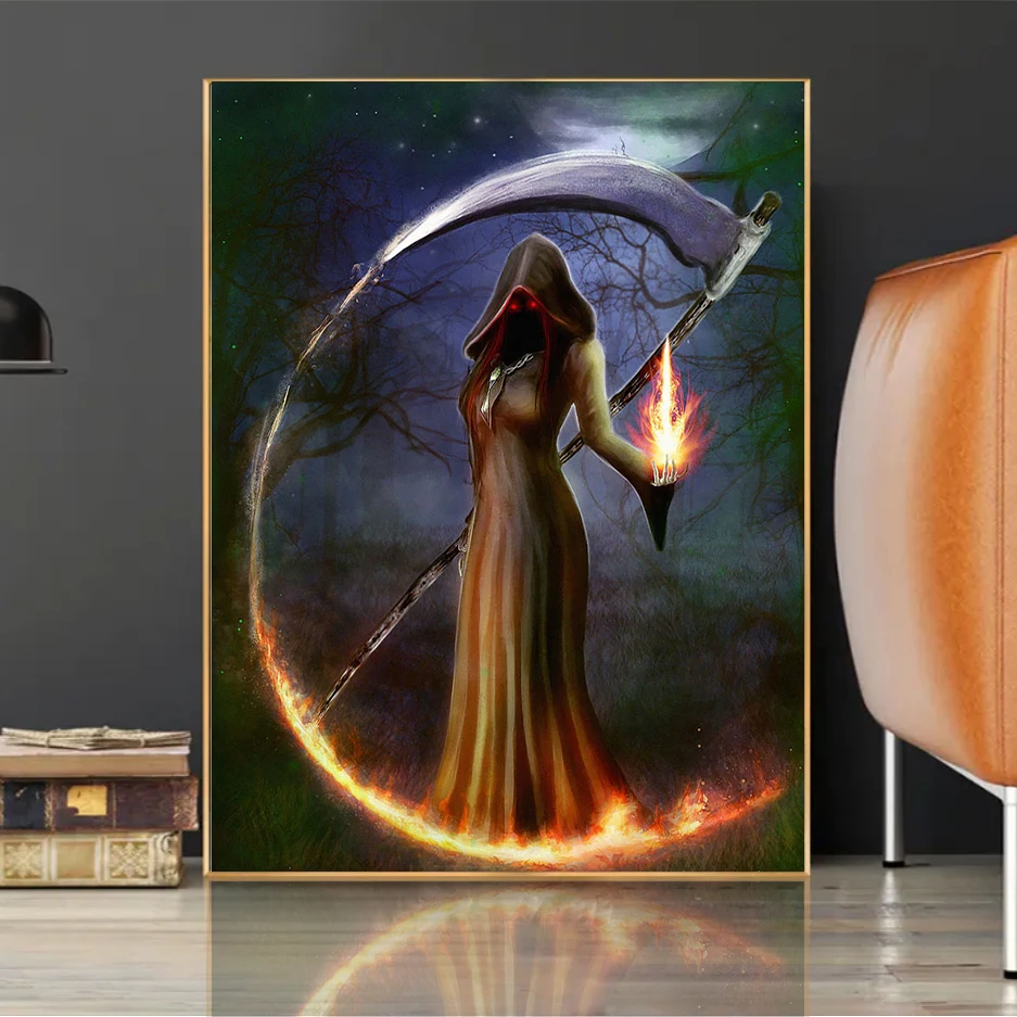 

New Arrivals Diamond Painting Witch Picture Embroidery Decorative Paintings 5d Full Drill Cross Stitch Kit Free Shipping Gifts