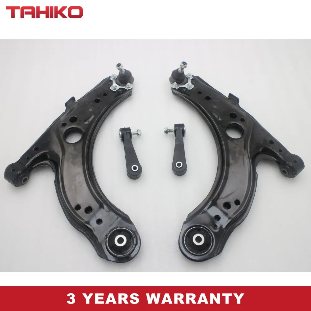 Передняя 2 Нижняя подвеска Wishbone комплект подвесных звеньев подходит для AUDI A3 SEAT