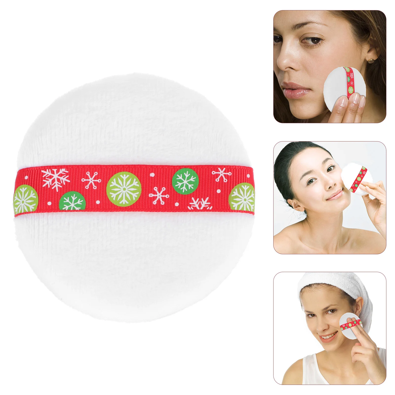 

6Pcs Beauty Powder Puff Practical Makeup Foundation Puff Plush Cosmetic Puff