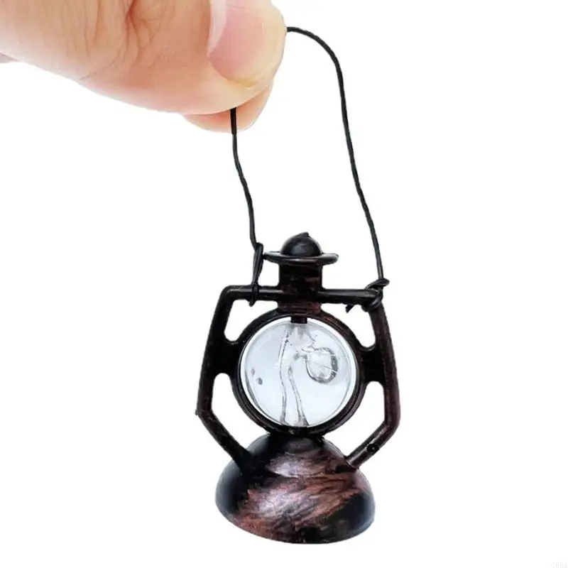 C5AA Dollhouse Kerosene для горечной лампы миниатюрный аксессуар 1:12 Роль Play House Retro Furniture Toy