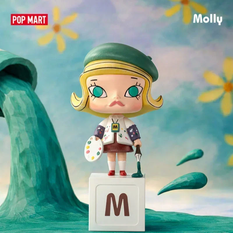 Фото POP MART MOLLY Scenery Along The Way 20th Anniversary Series Mystery Box Genuine Blind Box Guess Toys Bag Ornament Figurine Home №5