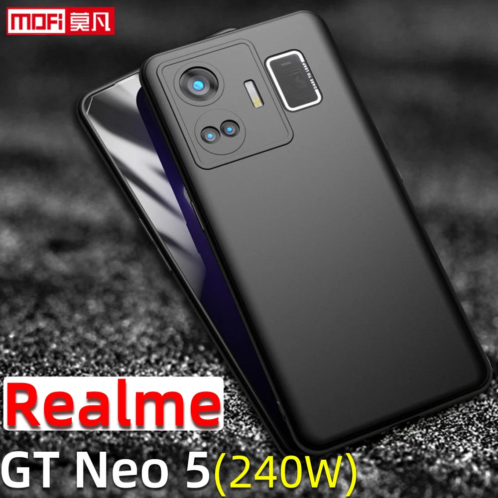 

matte case for realme gt neo5 case realme gt neo 5 cover soft silicon tpu GT Neo 5 Mofi ultra thin back slim coque cover frosted