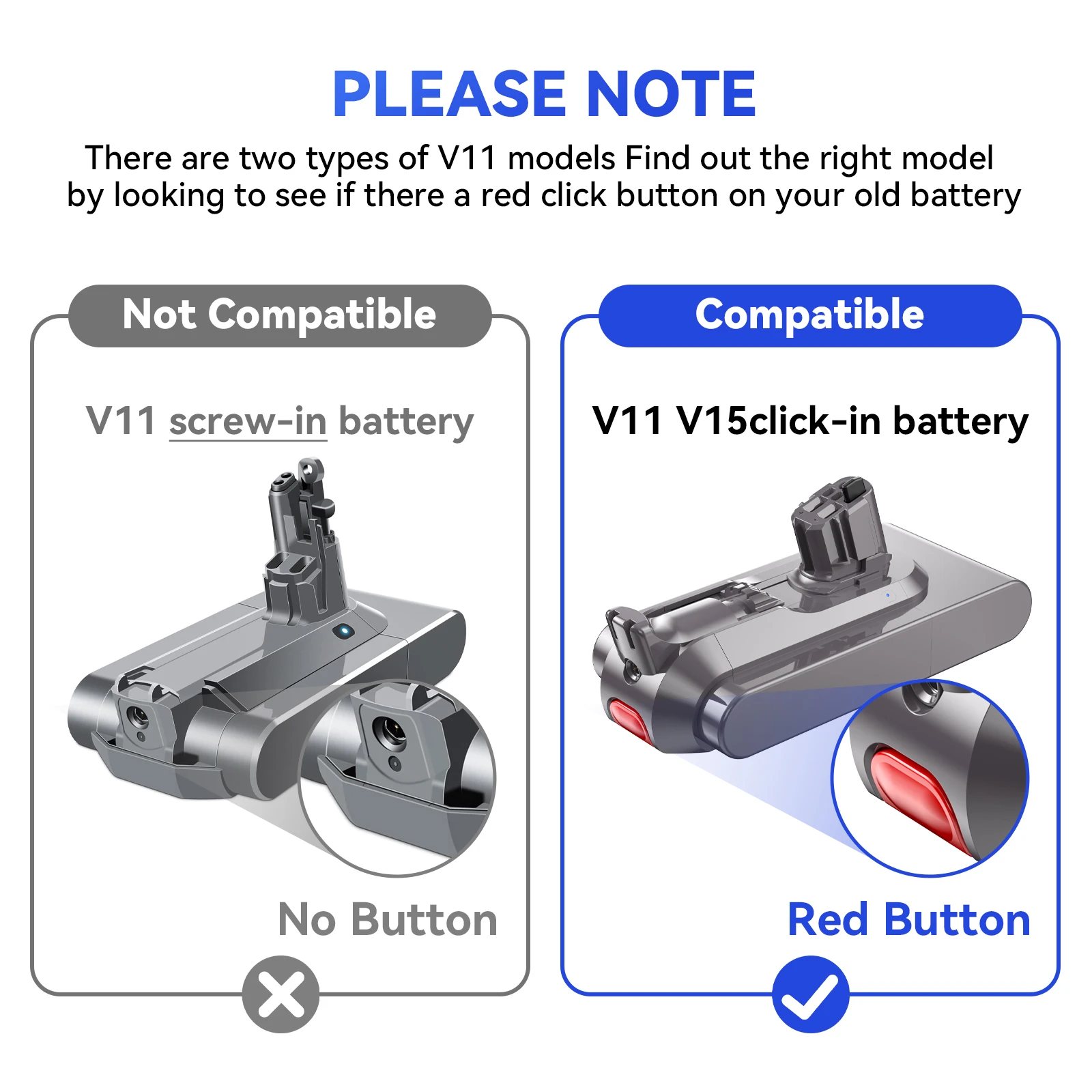 Фото 21,6 В, 6000 мАч, сменный аккумулятор для Dyson Battery V11 SV14 SV17 SV15, беспроводной пушистый ручной пылесос с моторной головкой №3