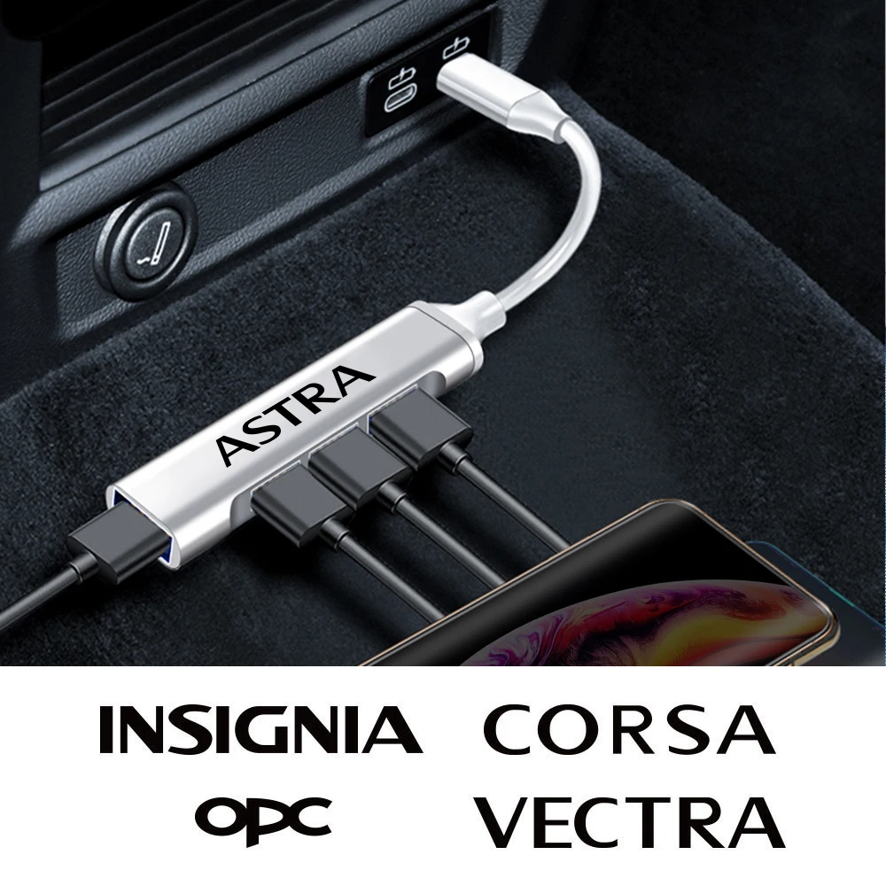 Автомобильный USB-кабель для зарядного устройства Opel Astra Insignia Corsa C D Vectra B Zafira Trailer