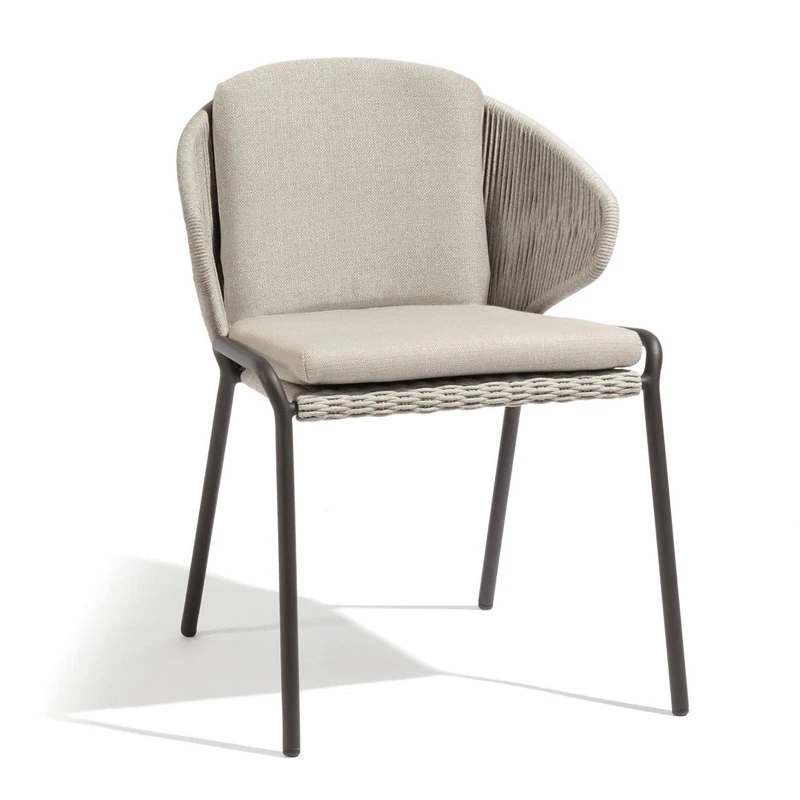 Уличный стол для сада и стул комбинированный плетеный каменная доска садовый