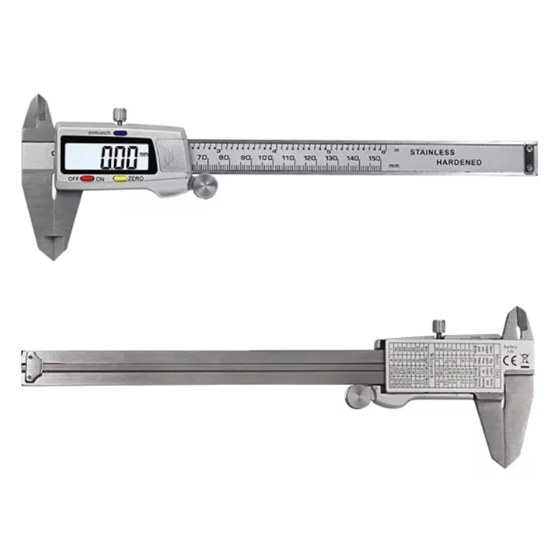 Цифровой Штангенциркуль 6 Дюймов/150 Мм Измерительный Инструмент Из Нержавеющей