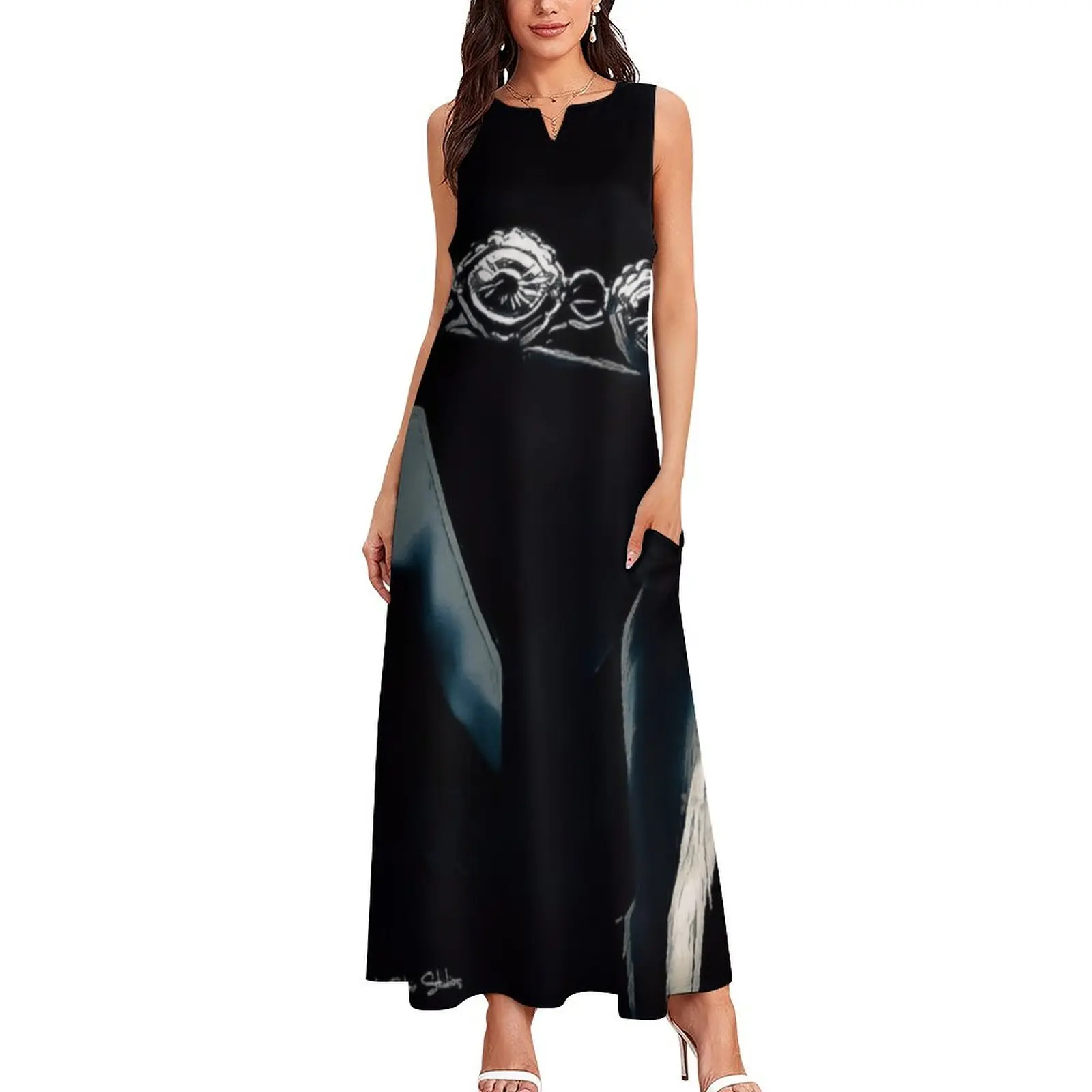 Женское платье из полиэстера