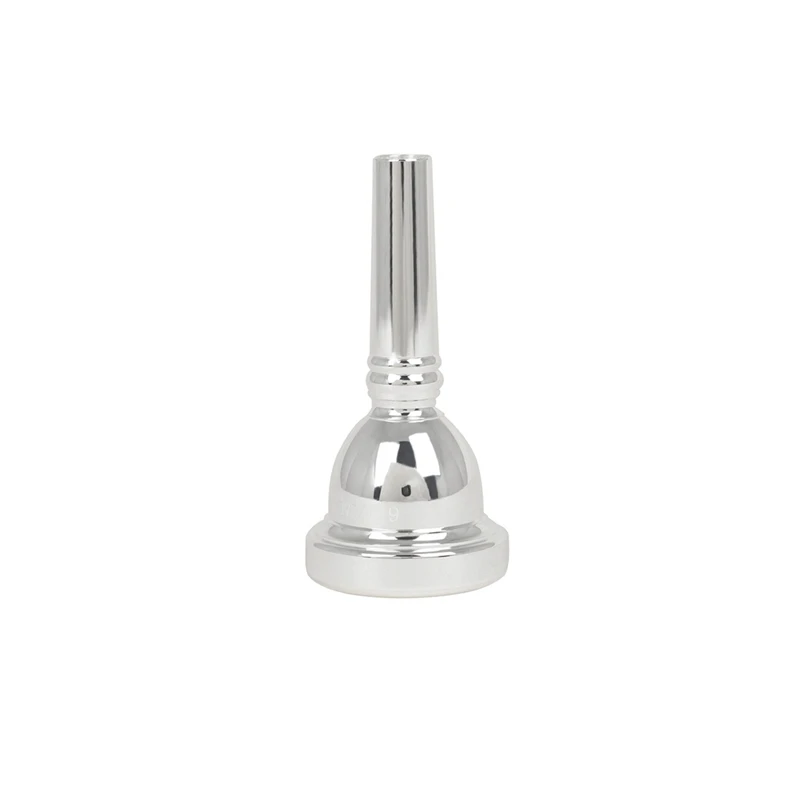 

Silver-Plated (6 1/2AL) Mouthpiece Thin Tenor Trombone Mouthpiece Pull Pipe Instrument Replacement Accessories