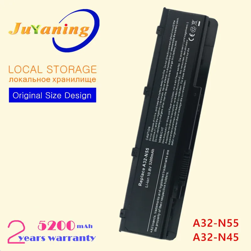 A32-N45 Аккумулятор для ноутбука asus N45E N45F N45J N45SN N45SF N45SV N55 N55SF N75E N75S N75SJ N75SN Series 07G016HY1875