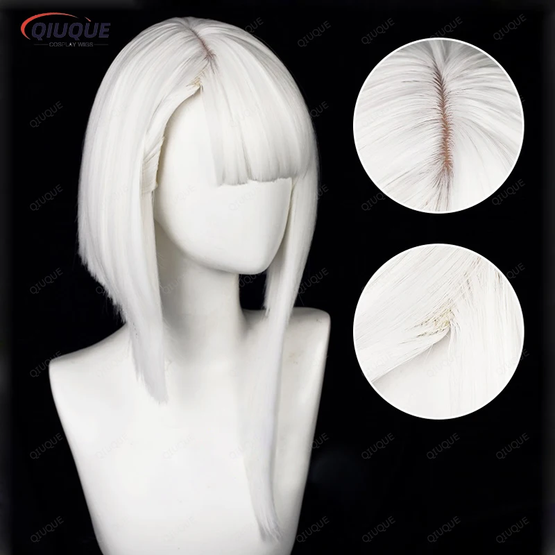 Парик для косплея Люси из аниме короткие термостойкие синтетические волосы с