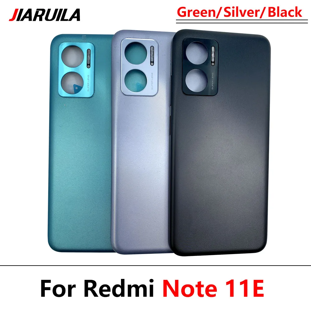 

Original New For Xiaomi Redmi Note 11E Battery Back Cover Glass Rear Door Replacement Housing Adhesive Parts