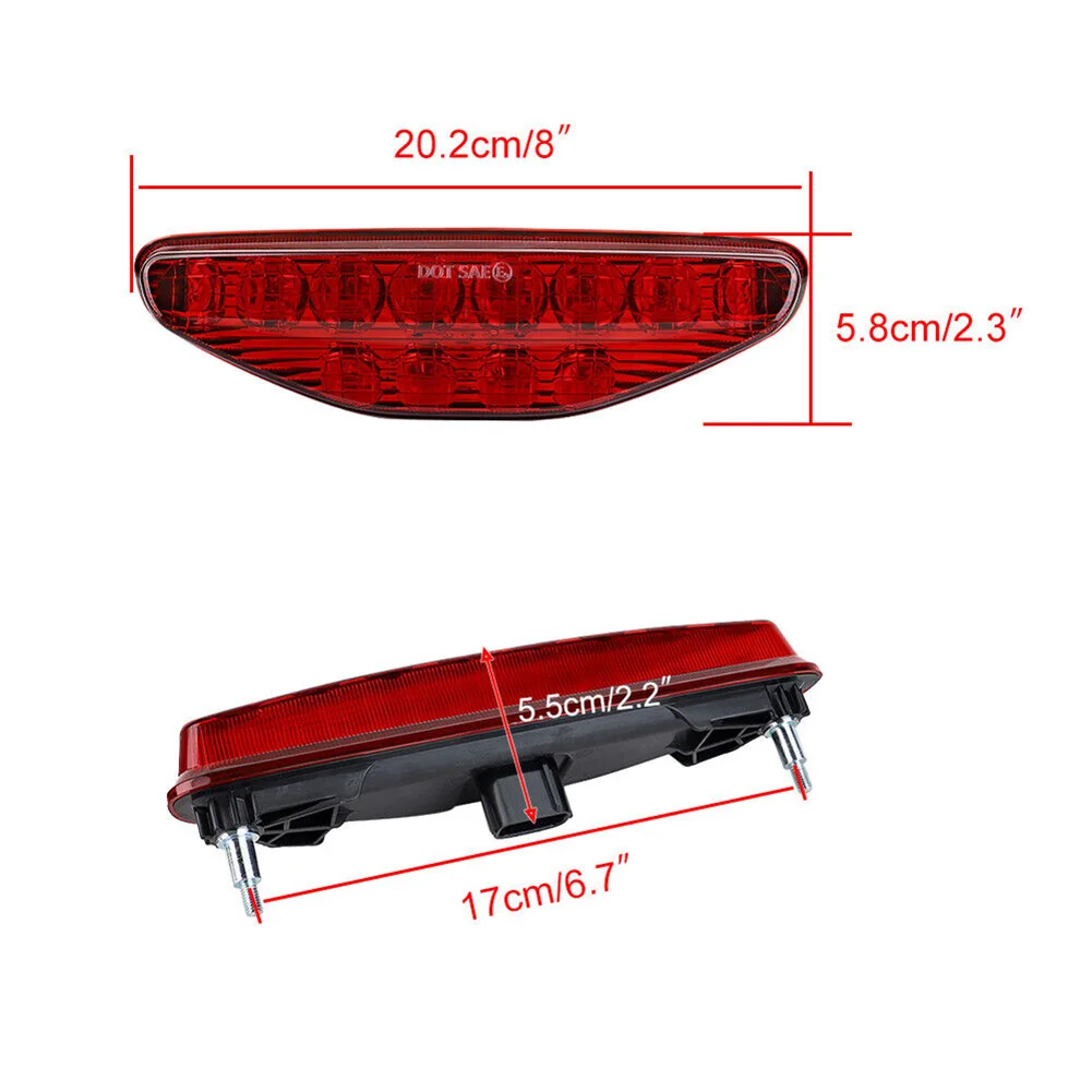 

100% Brand New Tail Light Brake Light ABS Plastic Car Accessories Red UTV ATV Tail Light For Honda TRX450R 06-09