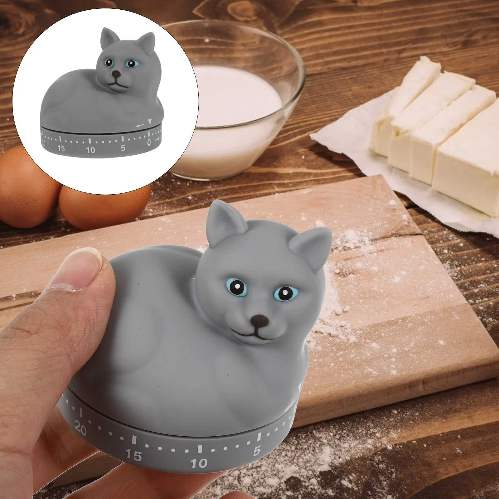 

Timer Kitchen Timers Egg Cooking 60 Countdown Mechanical Manual Animal Clock Cartoon Alarm Counters Clocks Minutes Reminder