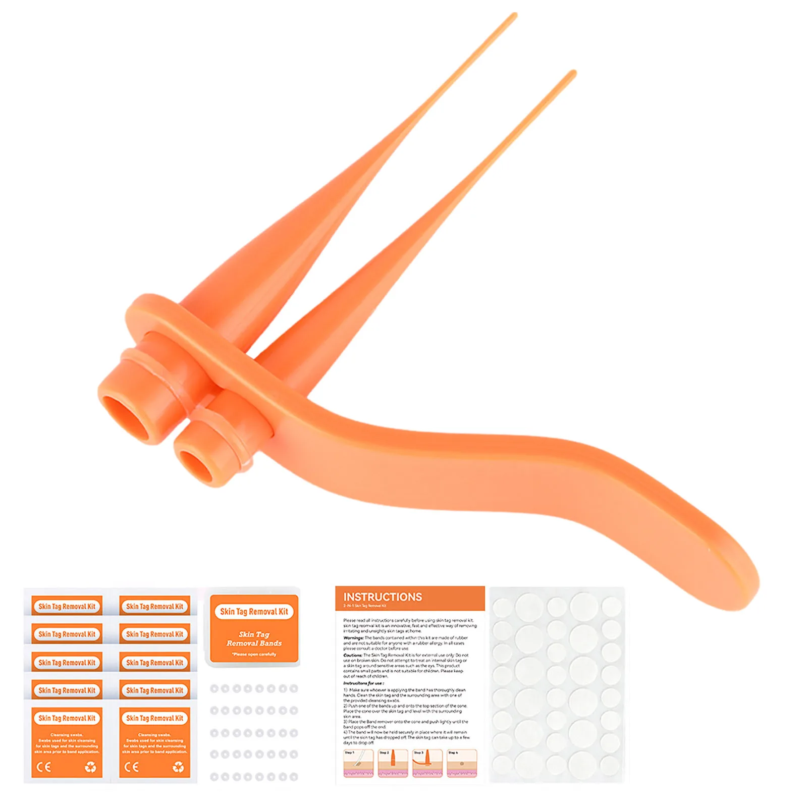 

Skin Tag Removal Kit Home Use Mole Wart Remover Equipment 2-7mm Micro Skin Tags Treatment Tool Easy To Clean Skin Care Tool