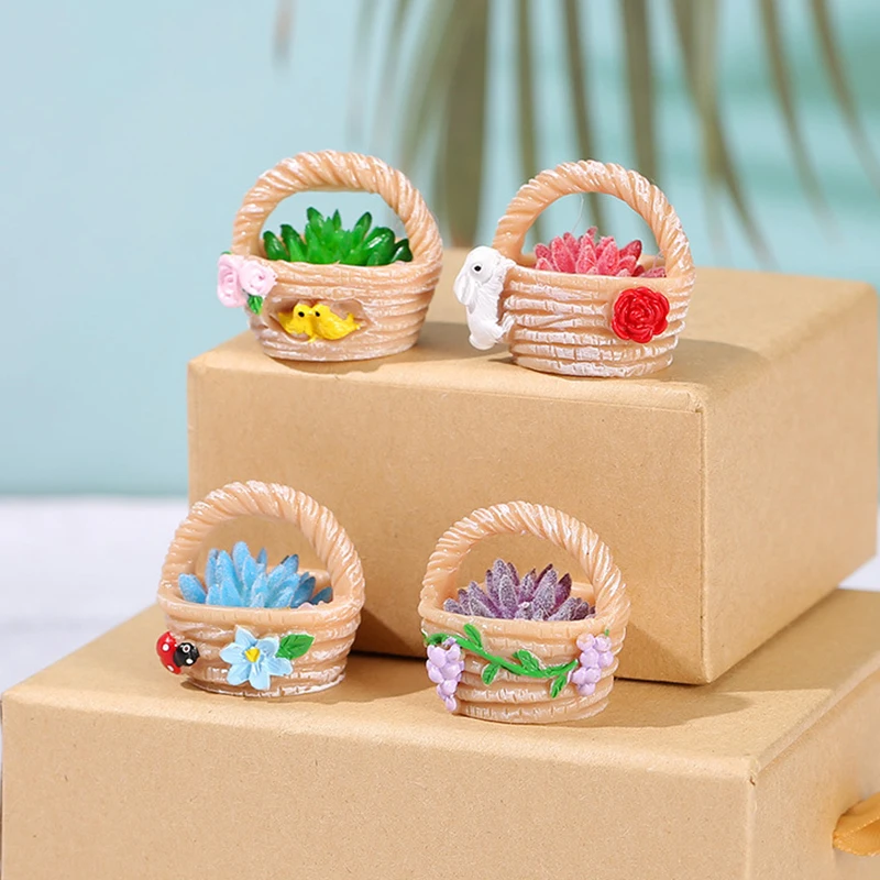 

Doll House Flowers Mini Potted Plants Decor Garden Microlandschaft Ornaments