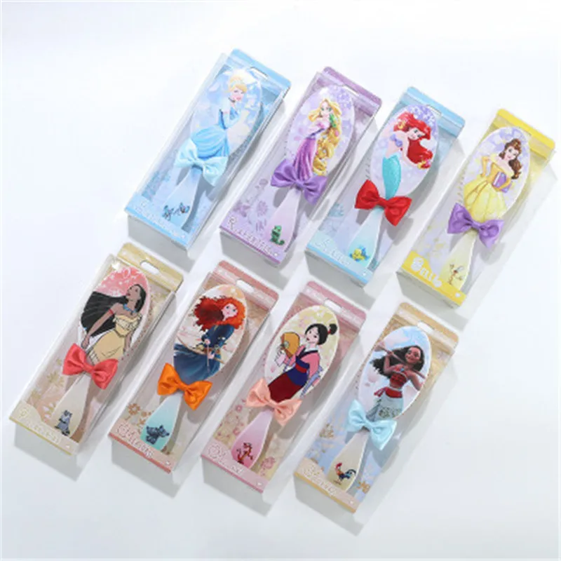 Disney Frozen Comb for Girls Princess Minnie Mouse Hair Brushes Hair Care Baby Girl Care Mickey Children's gift Hair Co