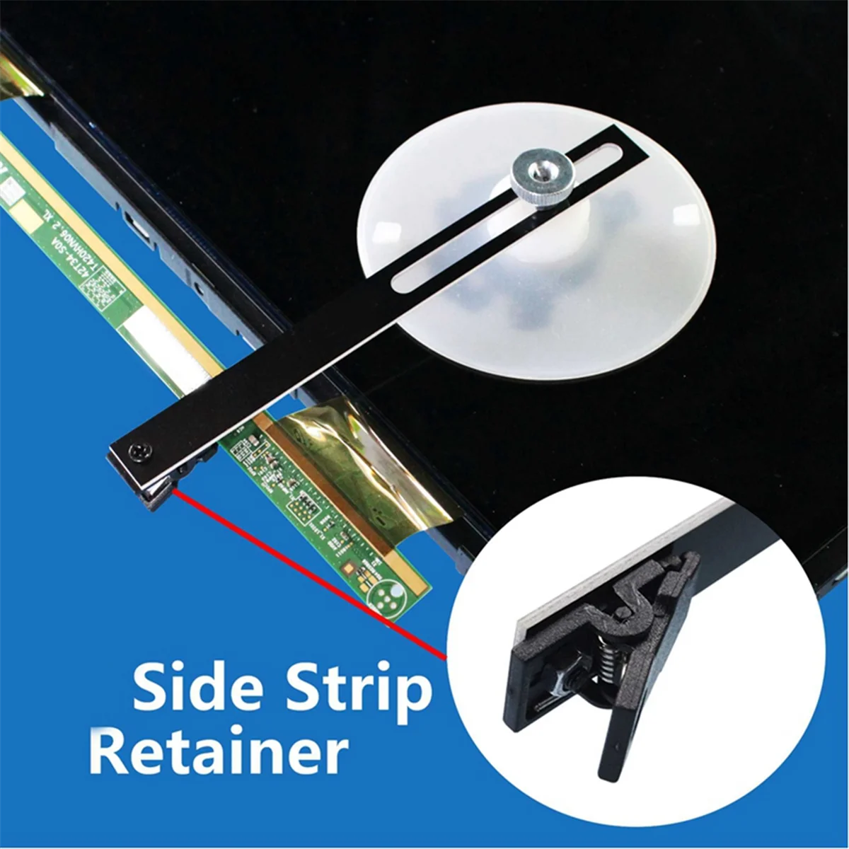 6 Pack TV Side Board Retainer Clip LED LCD Screen Remover Repair Tool Silicone Vacuum Suction Cup