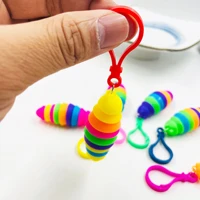 3pcs mini flexible fingertip sensory montessoris toy antistress squirming slug autism toys autism chiledren decompression slug
