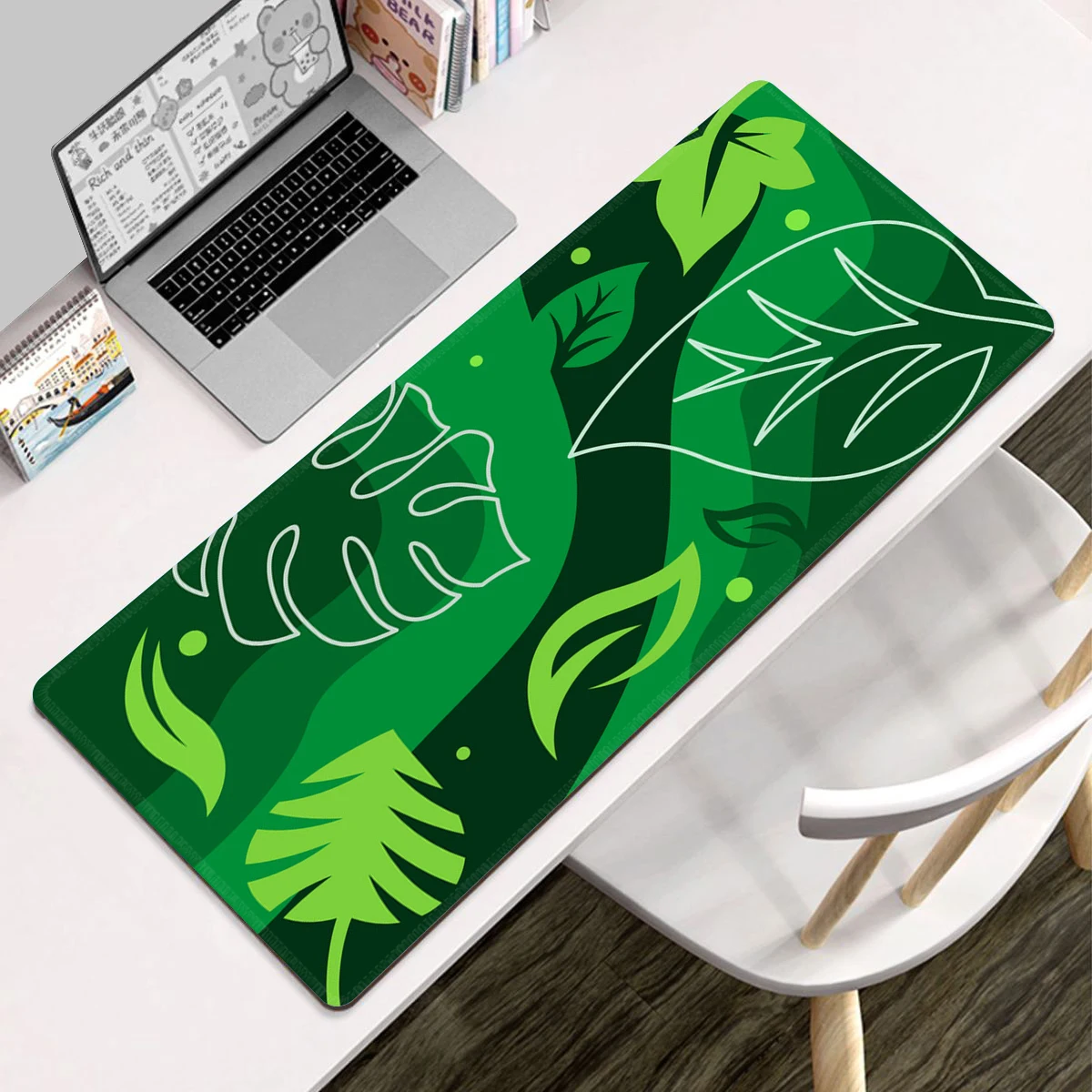 

Abstract Background Color Nature Leaves and Line Mouse Pad Gaming Accessories Desk Mat Pc Cabinet Games Gamer Keyboard Mousepad