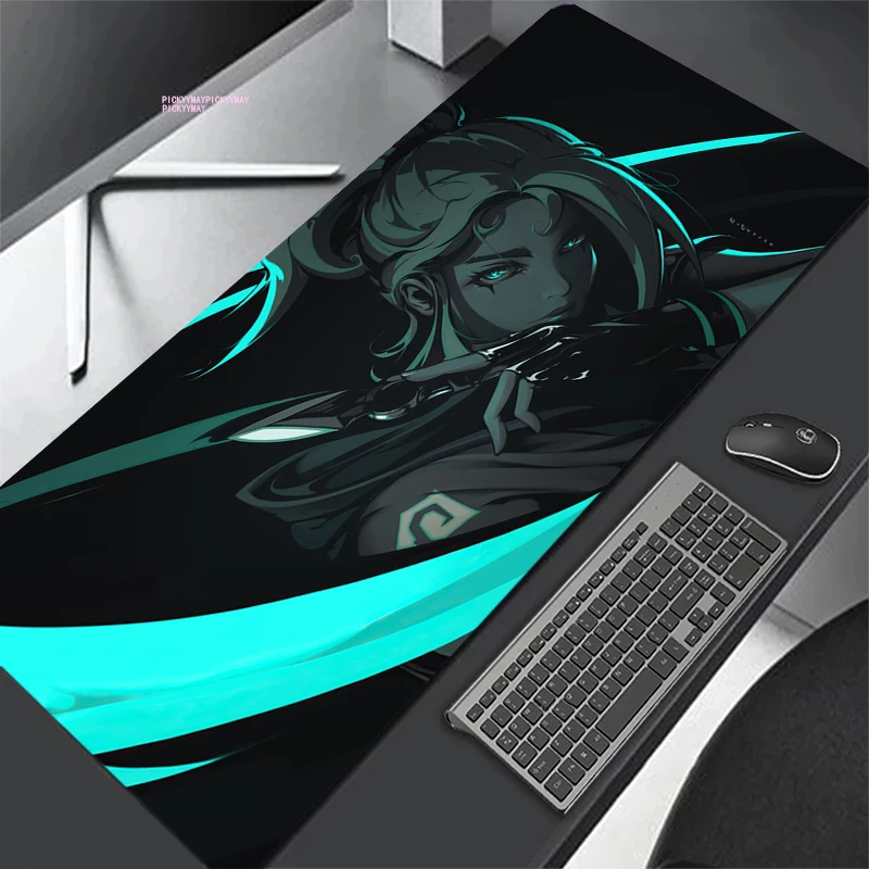 

Mouse Pads Valorant Big Rubber Size Table Mats Computer Mousepad Company Big Desk Pad 100x50cm Large Gamer Mousepads Mouse Mat