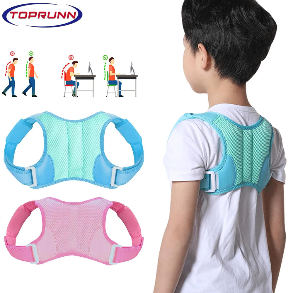 

Adjustable Children Kids Teens Posture Corrector Back Support Belt to Improves Slouch, Prevent Humpback, Relieve Back Pain