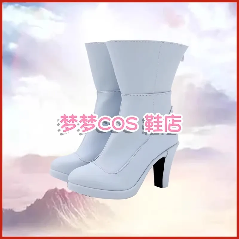 Аниме Ковбой Бибоп Фей Валентин Обувь для косплея Белый костюм Сапоги из