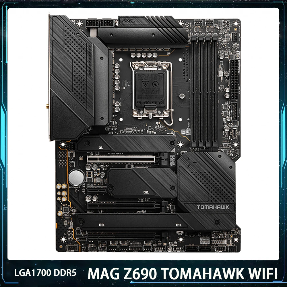 

MAG Z690 TOMAHAWK WIFI For Msi LGA1700 DDR5 128G Support I9 SATA3*6 M.2*4 USB3.2 ATX Desktop Motherboard High Quality Fast Ship