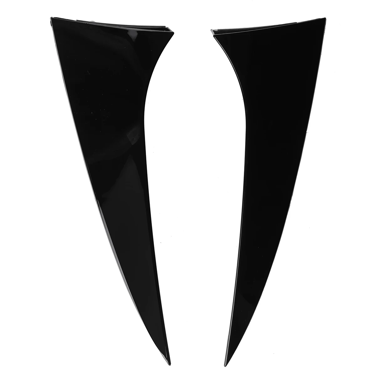 

Глянцевый черный для Hyundai ix35 2010-2017 автомобильный спойлер на заднее окно, боковой спойлер Canard Canards Splitter