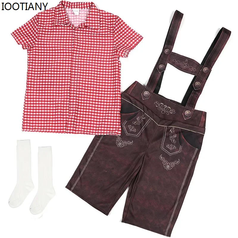 Детские костюмы для пивного мальчика в немецком стиле Октоберфест