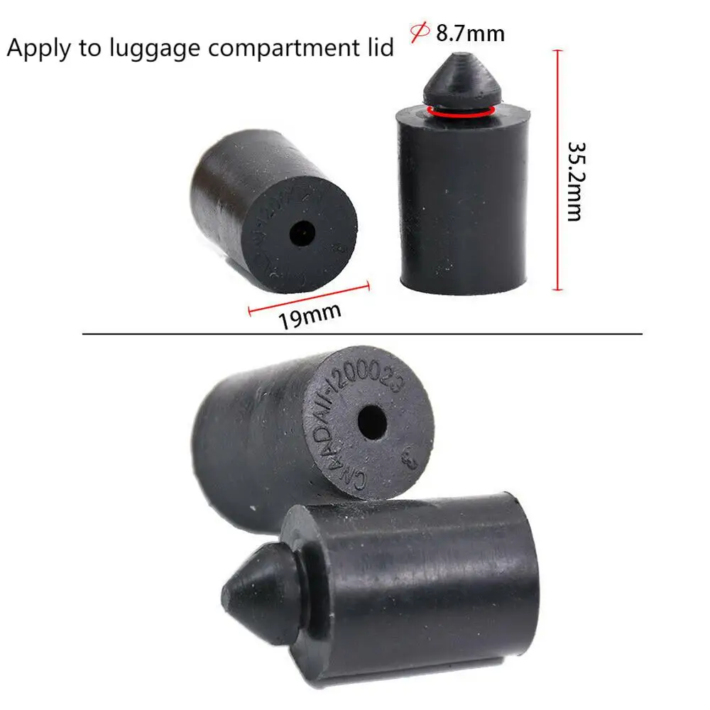 5 шт., автомобильные резиновые накладки на бампер, для Nissan, Hyundai