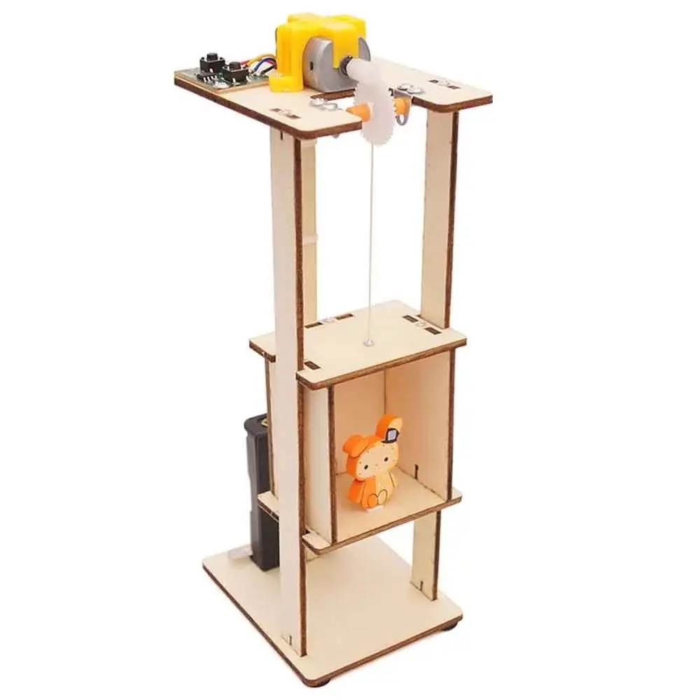 

Wooden Educational Kits School Projects STEM Lift Model Physics Learning Elevator Toy Science Experiment